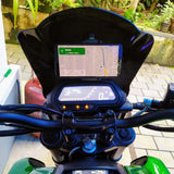 Bajaj Dominar Smartphone mount holder ( For bigger windshields ) - Motourenn